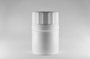 Skyepharma - Round plastic bottle packaging